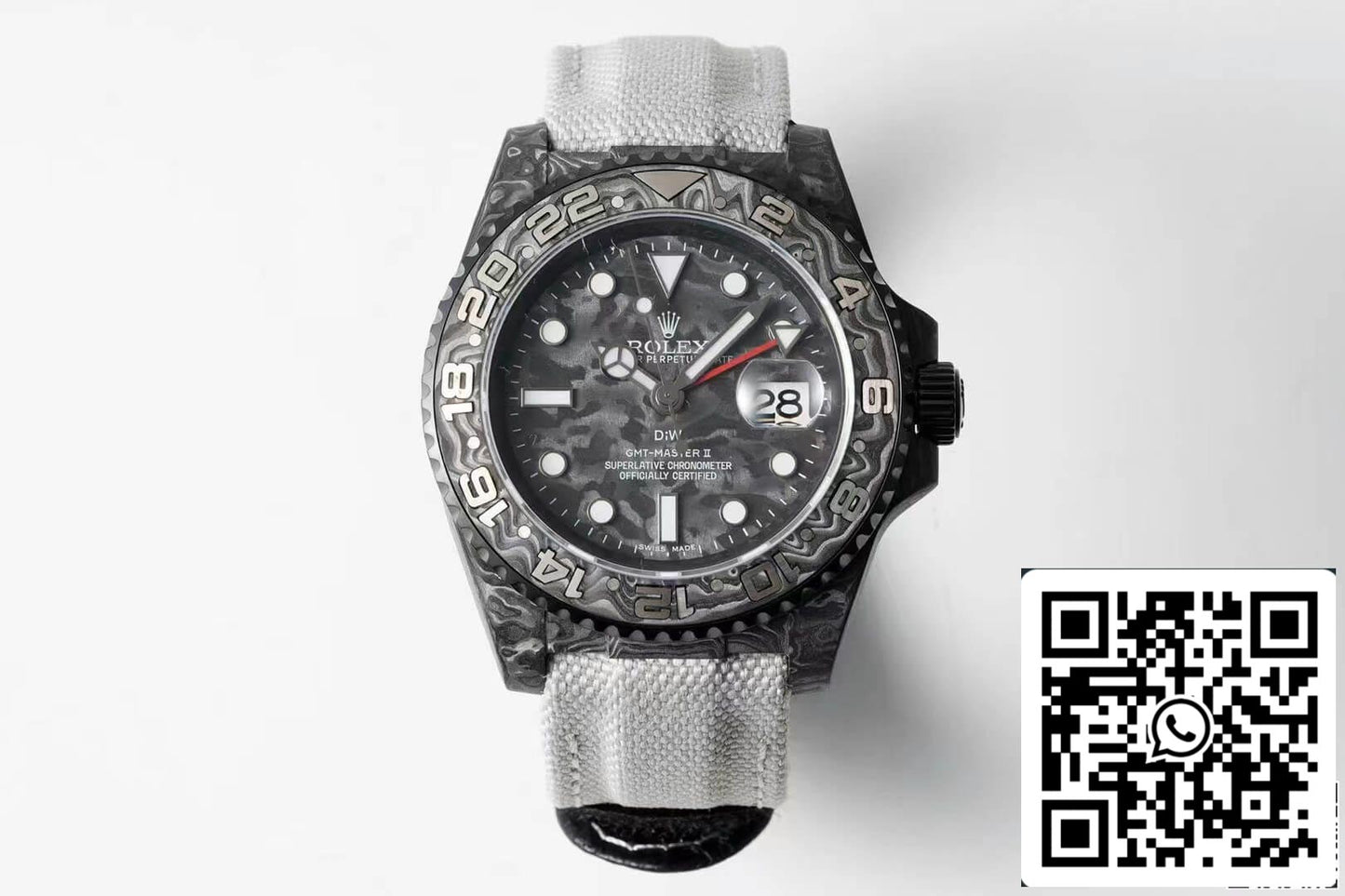 롤렉스 GMT-MASTER II Diw 1:1 Best 에디션 Carbon Fiber Fabric Strap