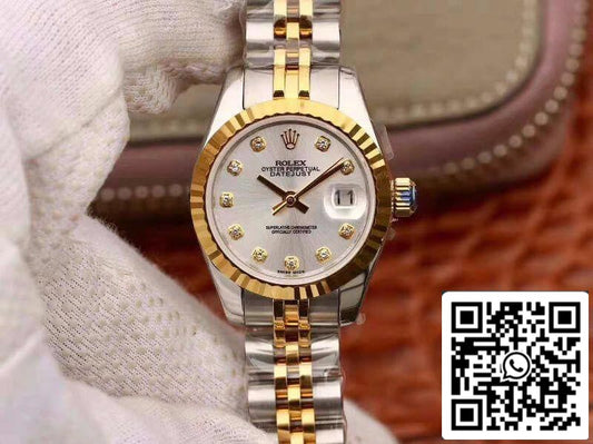 Rolex Lady Datejust 28MM 1:1 Best 에디션 Swiss Original Imported NH05 18K Gold Plated