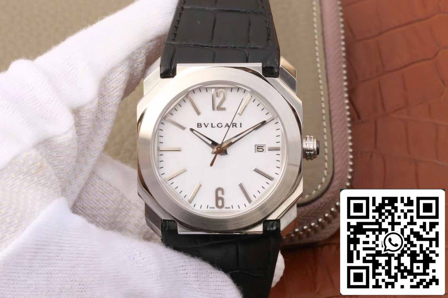 Bvlgari Octo 102779 OC41C6SLD 1:1 Best 에디션 화이트 다이얼