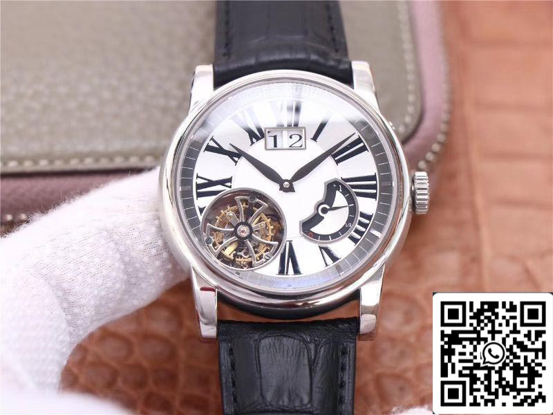 Roger Dubuis Hommage RDDBHO0568 투르비용 1:1 Best 에디션 JB 팩토리 화이트 다이얼 Swiss RD540