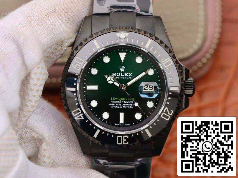 롤렉스 Sea-Dweller Deepsea 11666001 1:1 V2 Best 에디션 Swiss ETA2836 Superlumed dial