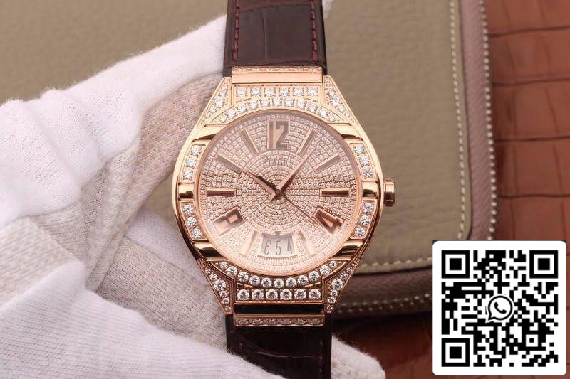 Piaget Polo MKS 팩토리 1:1 Best 에디션 Swiss ETA9015 to 800P 18K Rose-gold Plated