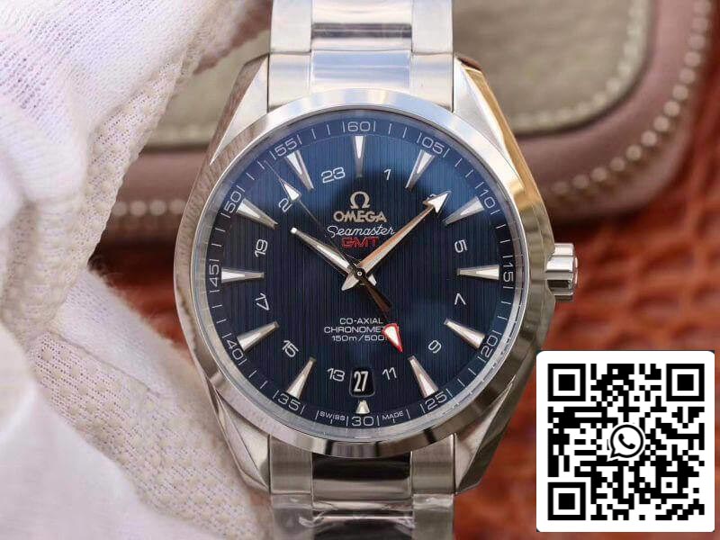 오메가 씨마스터 Aqua Terra 231.10.43.22.03.001 VS 팩토리 1:1 Best 에디션 Swiss ETA8605 블루 Textured Dial