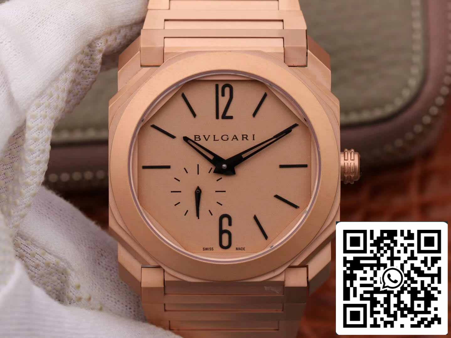بولغاري أوكتو فينيسيمو 102912 1:1 Best 에디션 BV 팩토리 로즈 골드 Dial