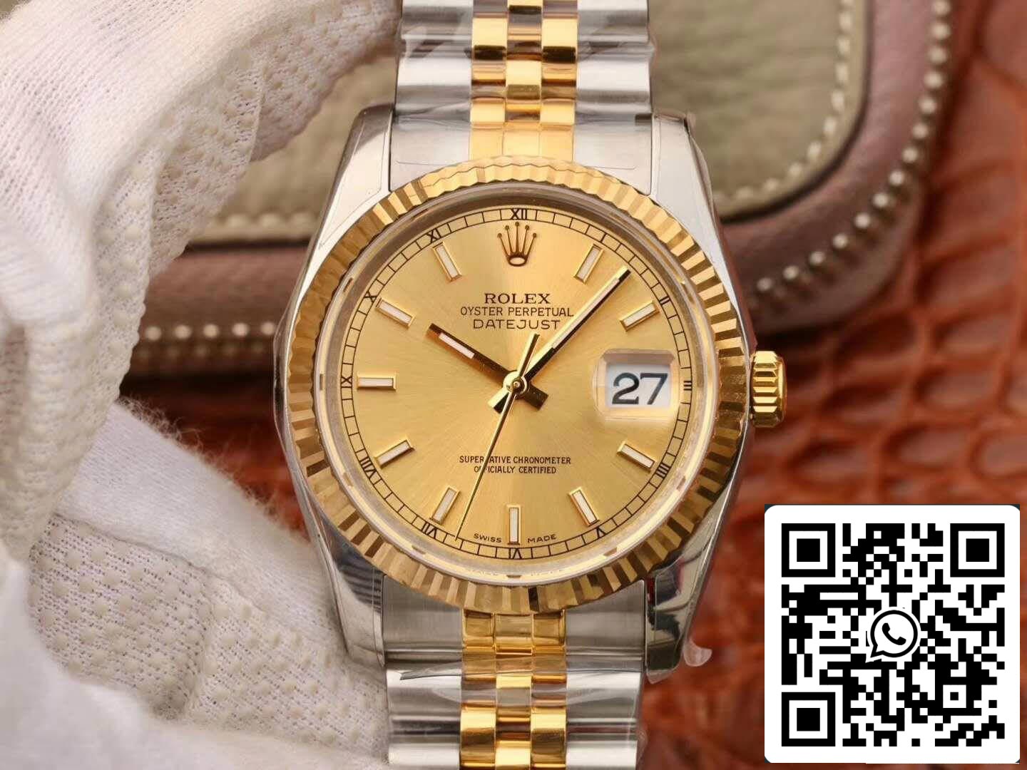 Rolex Datejust II 116333 AR 팩토리 1:1 Best 에디션 Swiss ETA3135 Champagne Dial
