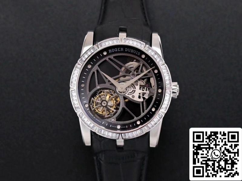 Roger Dubuis Excalibur RDDBEX0393 1:1 Best 에디션 JB 팩토리 투르비용 V3 Diamond Swiss RD505SQ