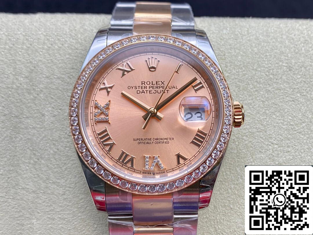 롤렉스 데이트저스트 M126281RBR-0016 1:1 Best 에디션 EW 팩토리 Pink Dial