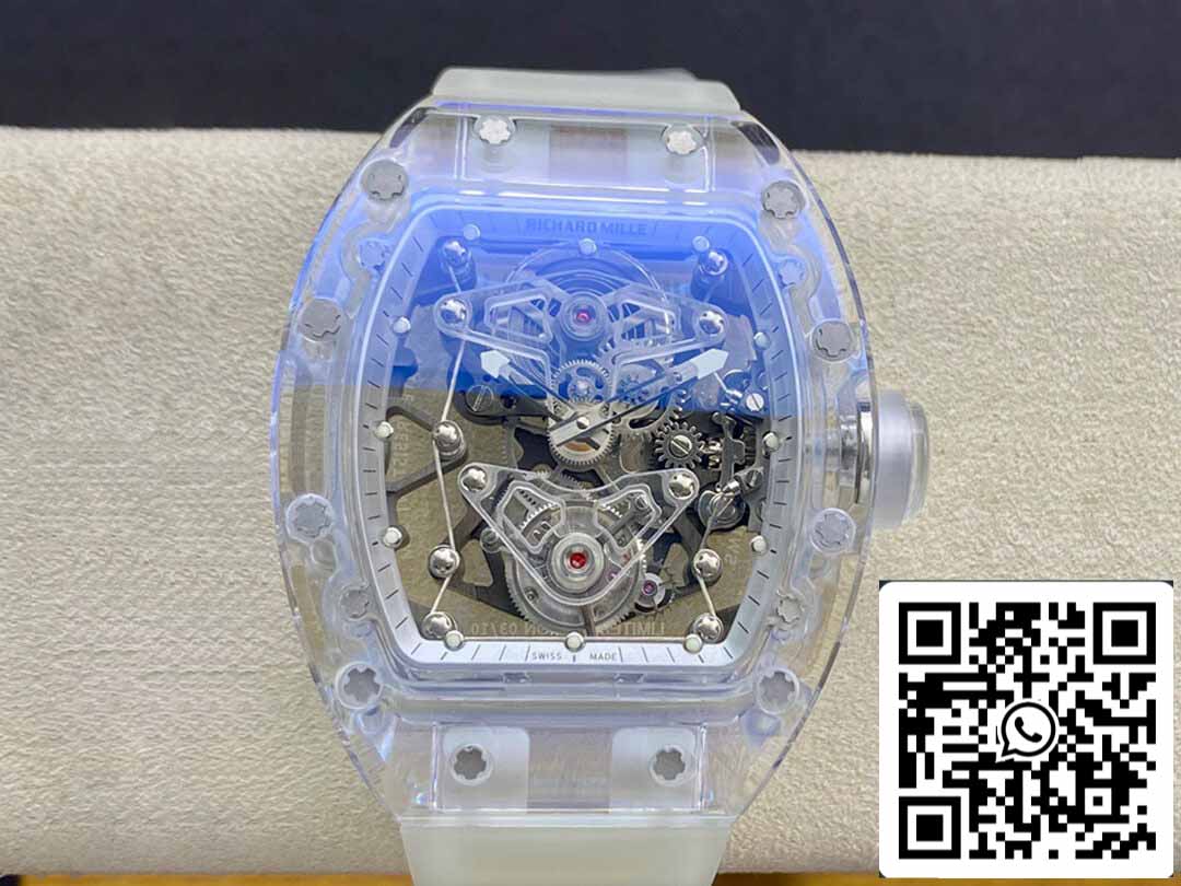 Richard Mille RM056 1:1 Best 에디션 EUR 팩토리 Transparent Dial