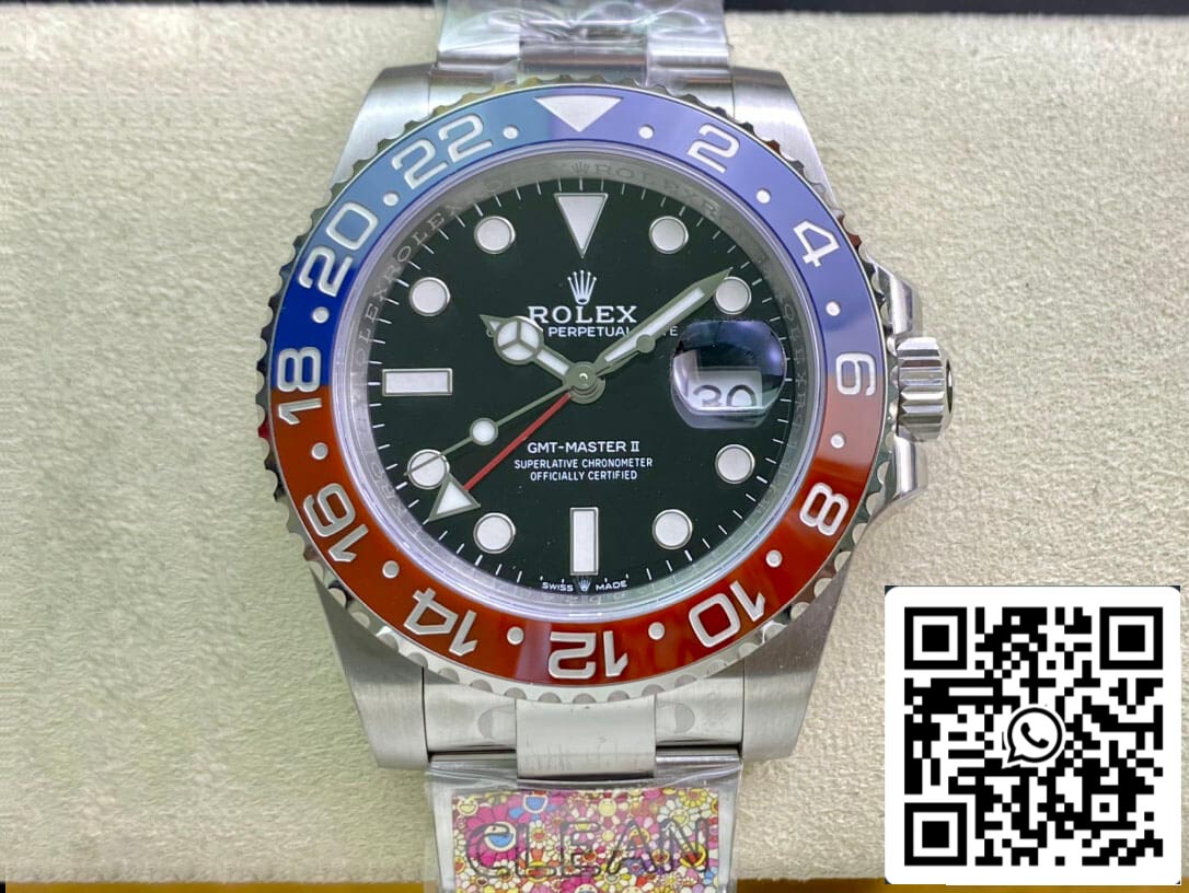롤렉스 GMT Master II M126710BLRO-0002 1:1 Best 에디션 Clean 팩토리 Coke Circle