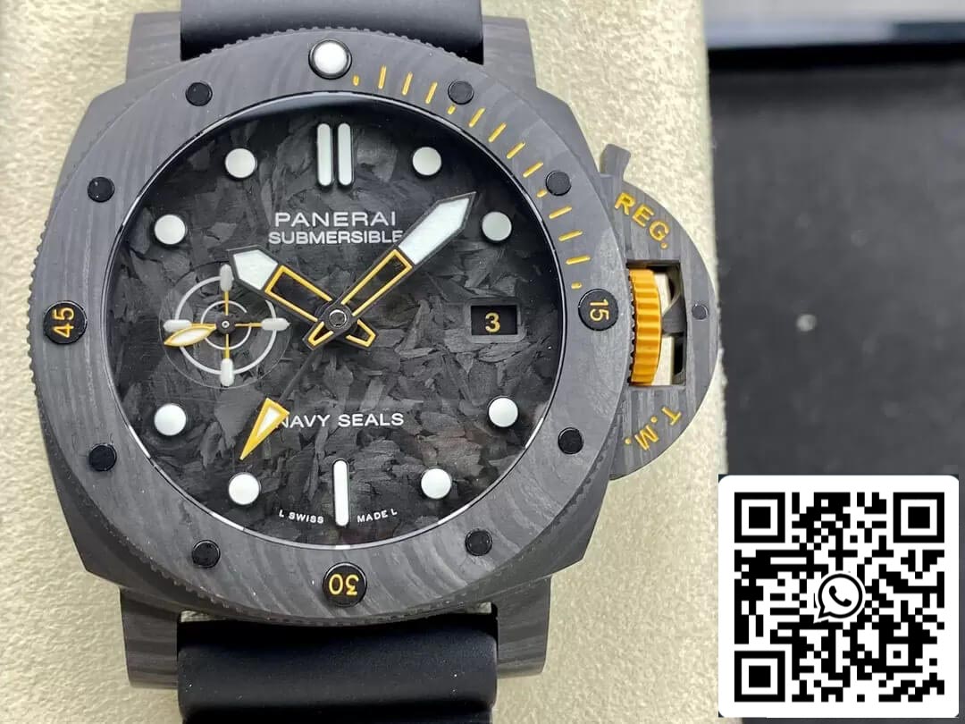 Panerai Submersible PAM1324 1:1 Best 에디션 VS 팩토리 Carbon Fiber Case