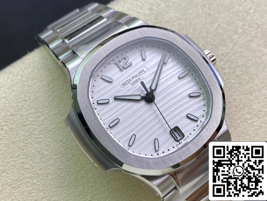 파텍 필립 노틸러스 Ladies 7118/1A-010 1:1 Best 에디션 3K 팩토리 Silver Dial