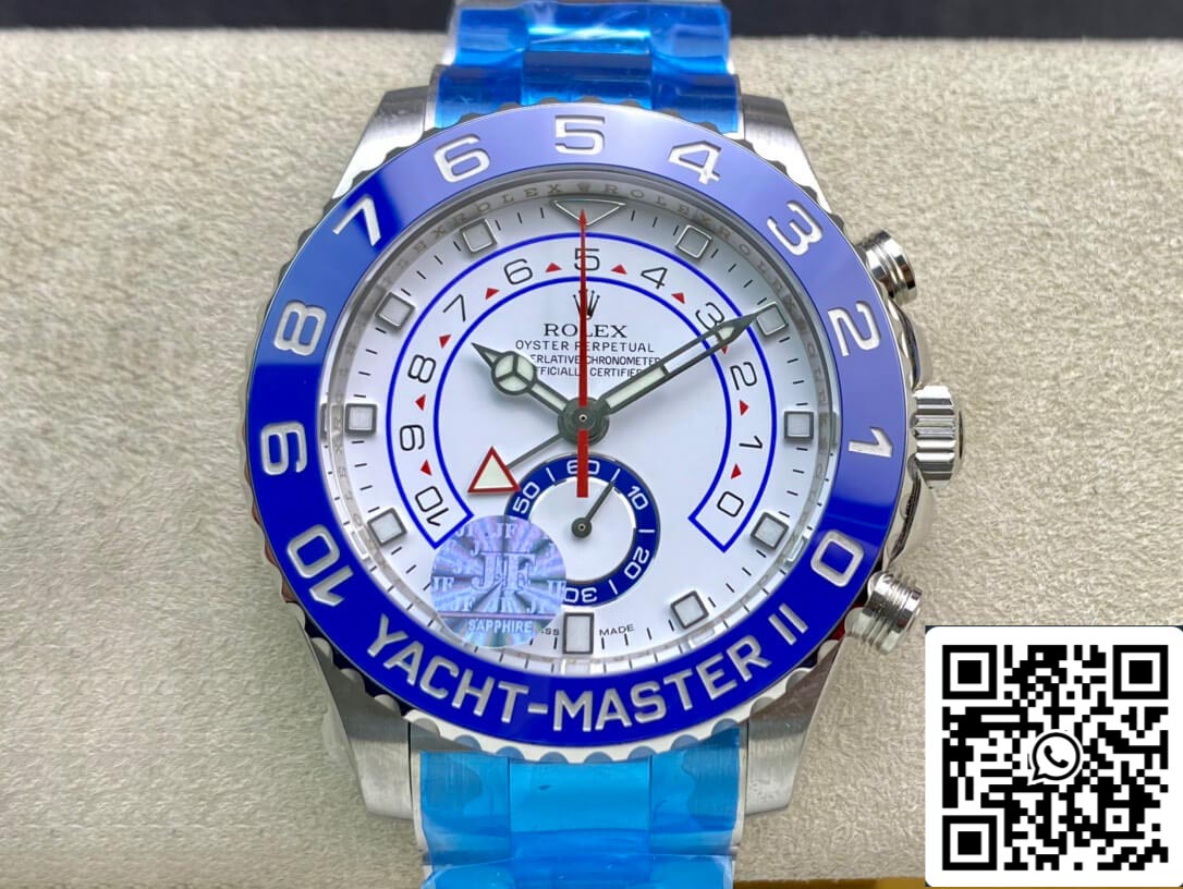 롤렉스 Yacht-Master M116680-0002 1:1 Best 에디션 JF 팩토리 화이트 다이얼