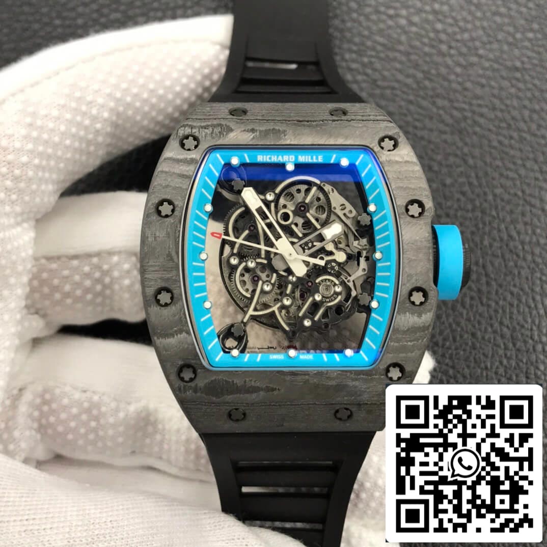 Richard Mille RM055 1:1 Best 에디션 ZF 팩토리 Carbon Fiber Case