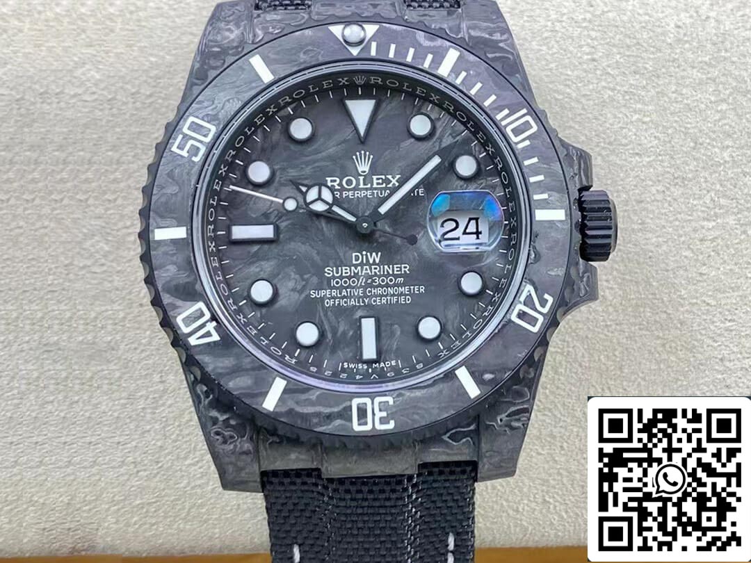 롤렉스 서브마리너 1:1 Best 에디션 VS 팩토리 DIW Carbon Fiber Dial