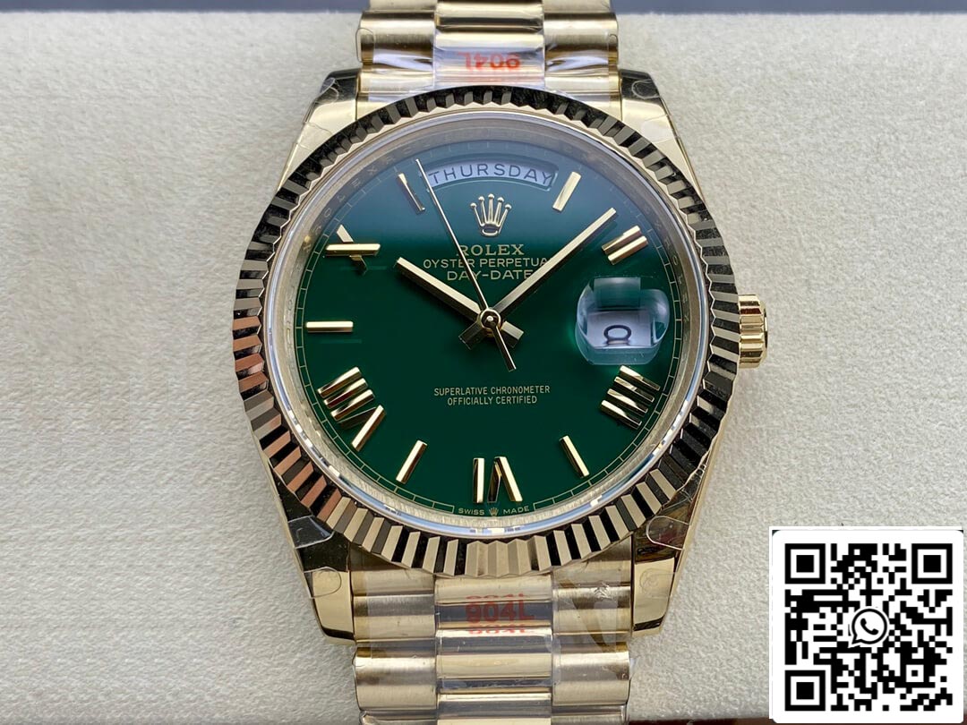 롤렉스 Day Date M228238-0061 1:1 Best 에디션 GM 팩토리 그린 다이얼