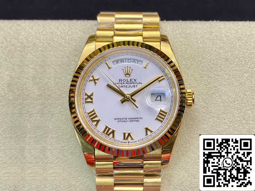 롤렉스 Day Date M128238 1:1 Best 에디션 EW 팩토리 Roman Scale Swiss ETA3255