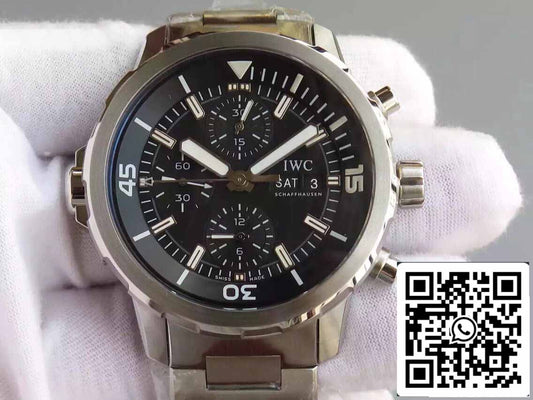 IWC Aquatimer IW376804 1:1 Best 에디션 V6 팩토리 블랙 다이얼