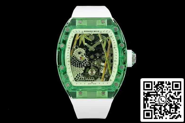 Richard Mille RM26-01 투르비용 Best 1:1 에디션 RM 팩토리 그린 Skeleton Dial