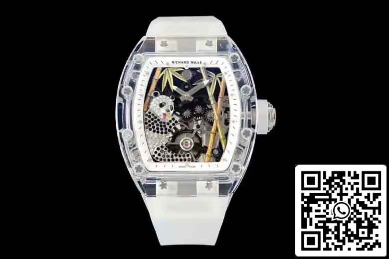Replica Richard Mille RM26-01 투르비용 1:1 Best 에디션 RM 팩토리 화이트 Strap