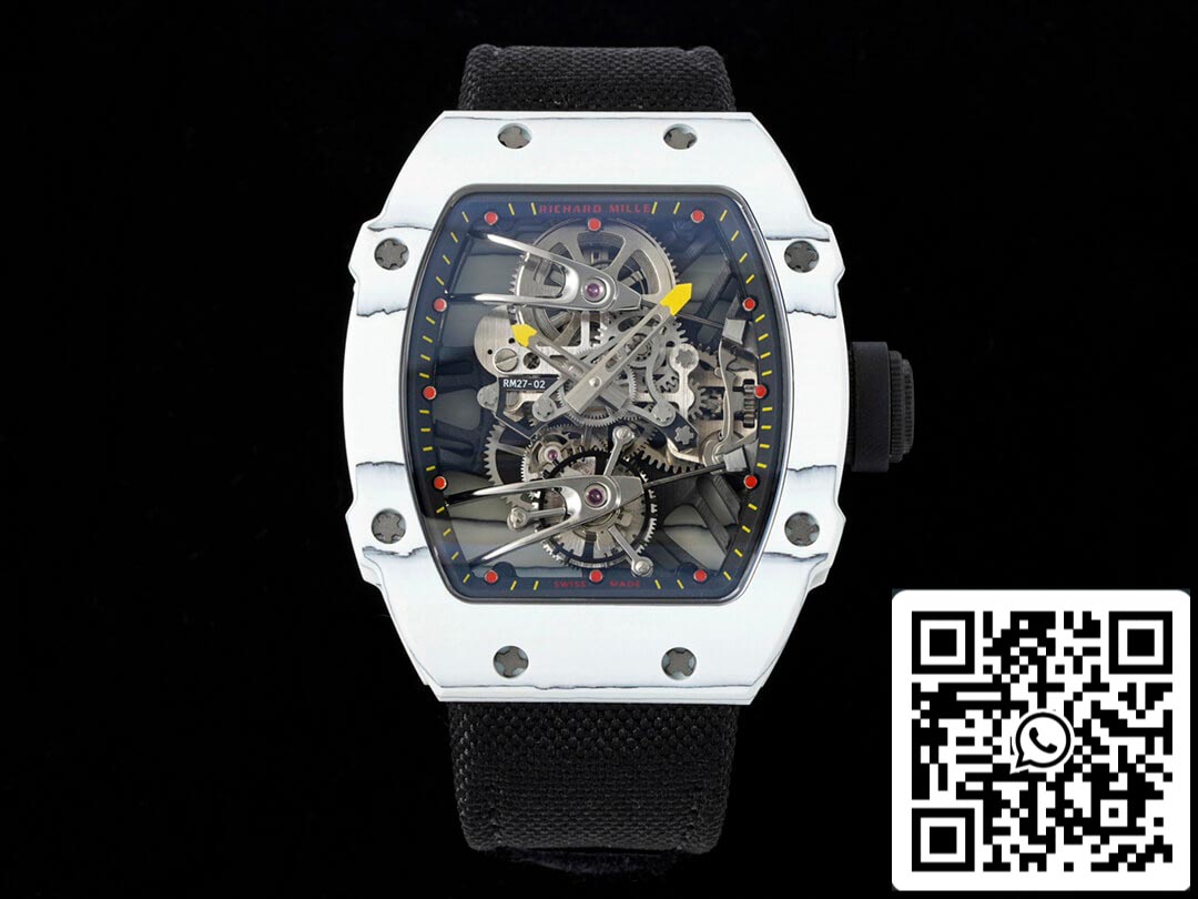 Richard Mille RM27-02 Rafael Nadal 투르비용 1:1 Best 에디션 RM 팩토리 블랙 Strap