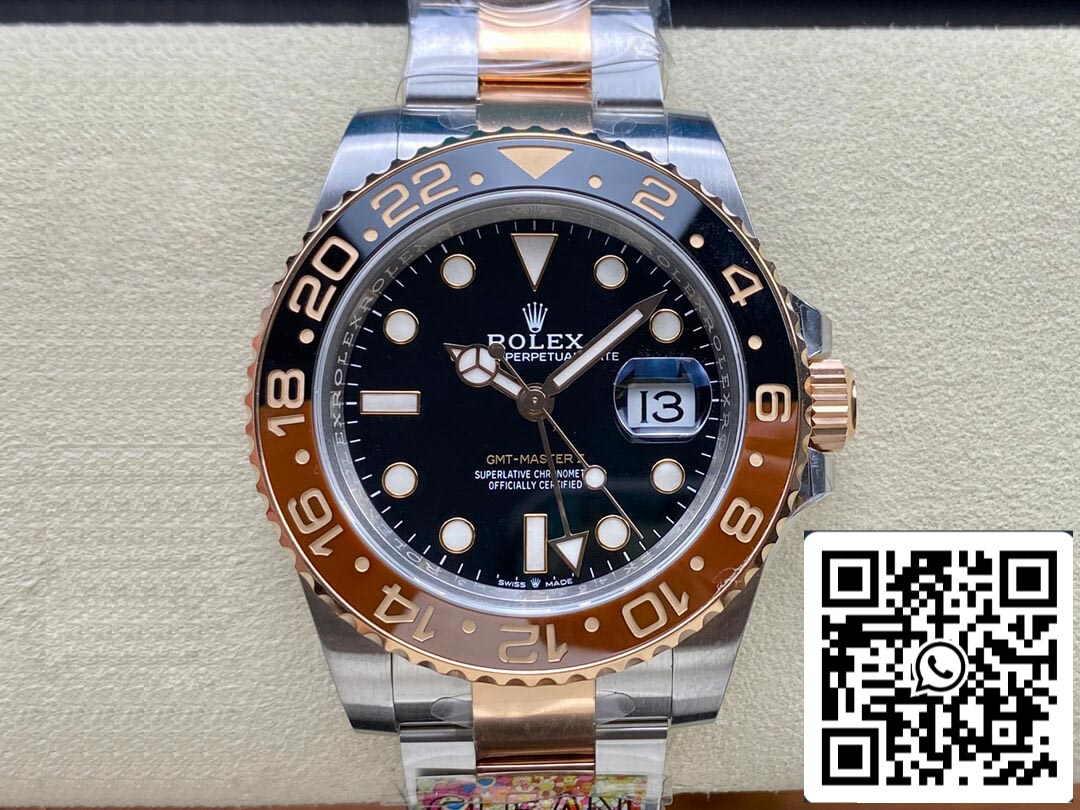 롤렉스 GMT Master II M126711chnr-0002 1:1 Best 에디션 Clean 팩토리 블랙 다이얼