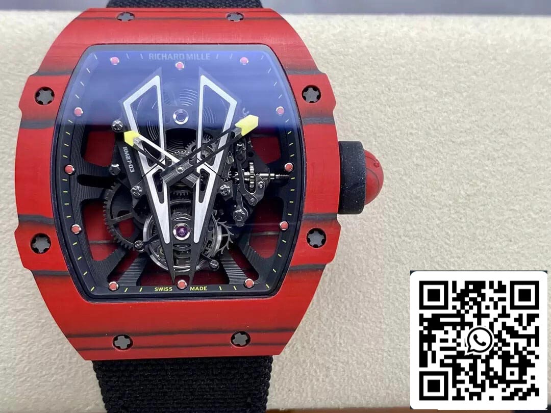 Richard Mille RM27-03 투르비용 1:1 Best 에디션 BBR 팩토리 Red Carbon Fiber Case