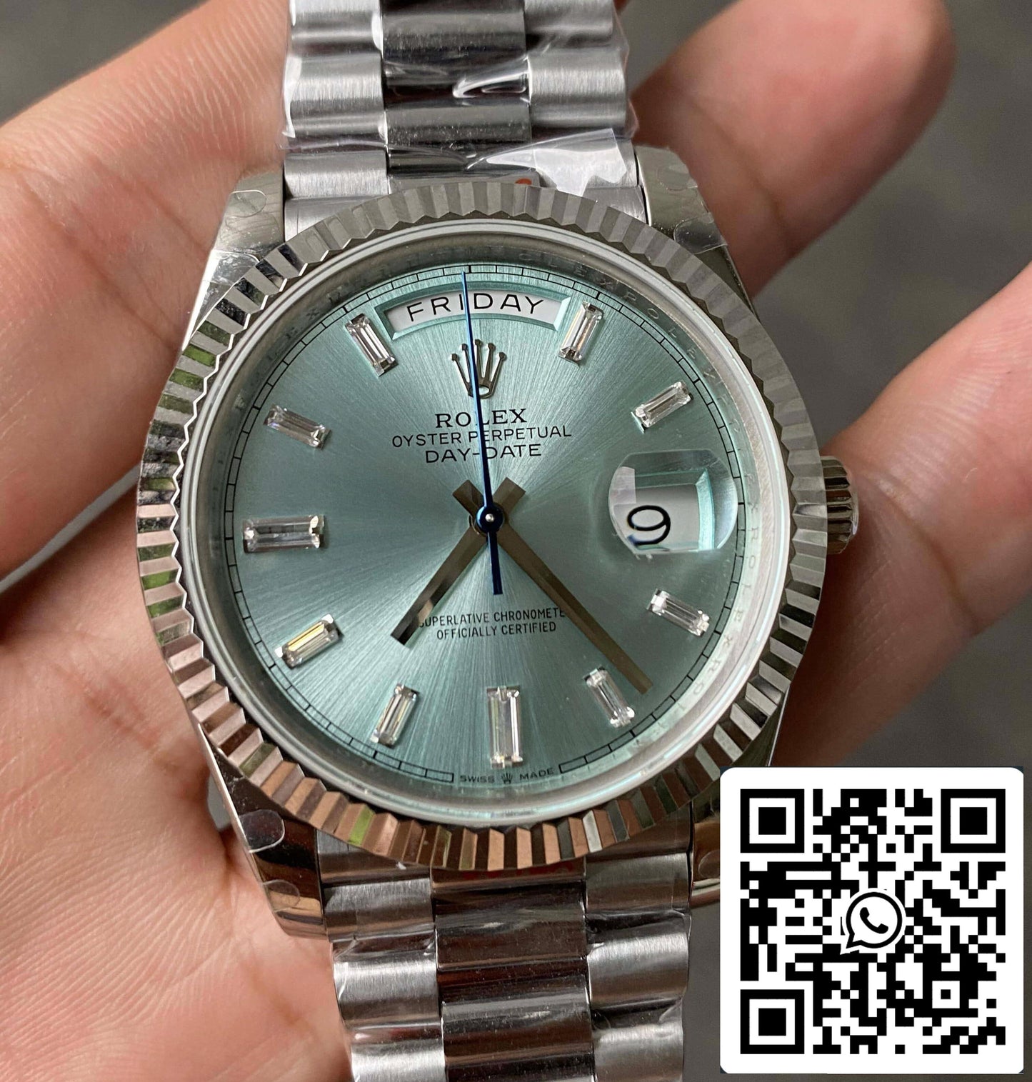 롤렉스 Day Date M228236-0006 1:1 Best 에디션 GM 팩토리 블루 다이얼