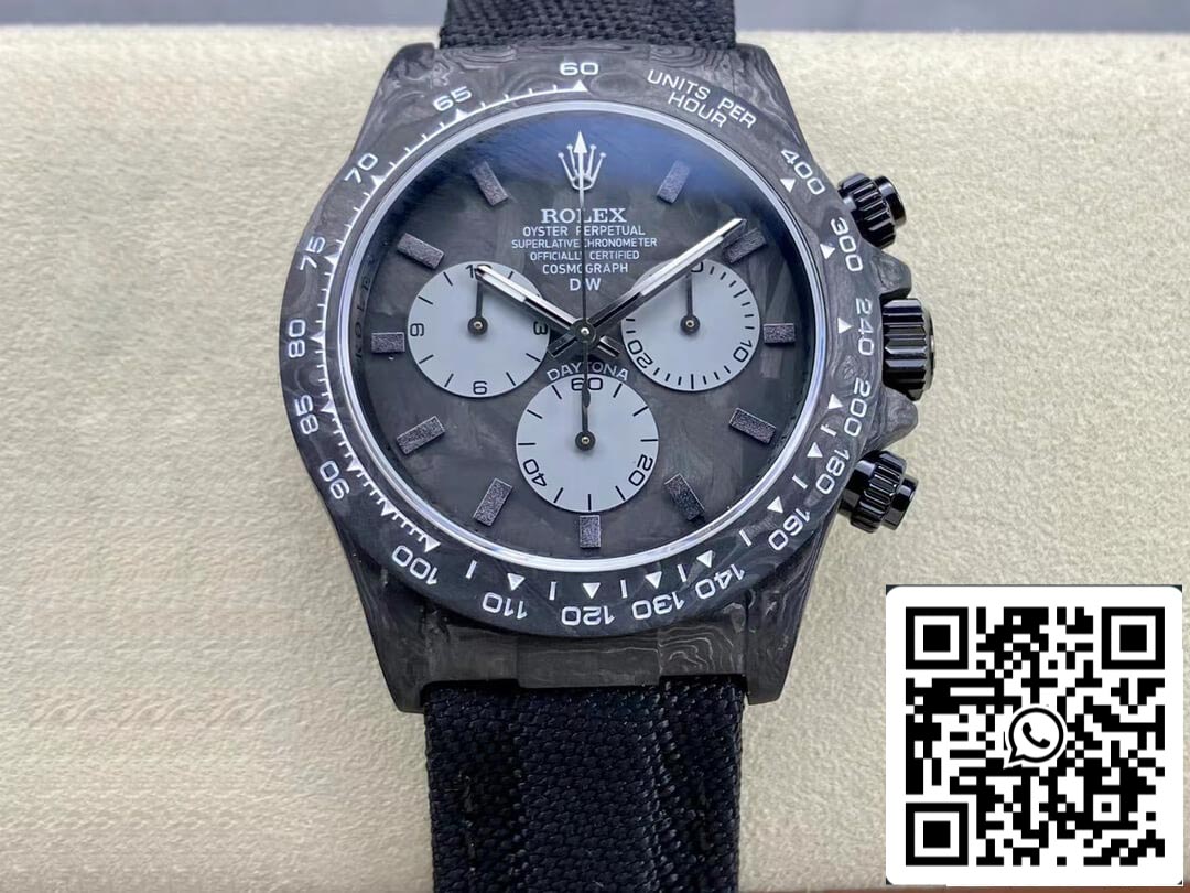롤렉스 데이토나 Cosmograph Diw Custom Version 1:1 Best 에디션 Noob 팩토리 블랙 Strap