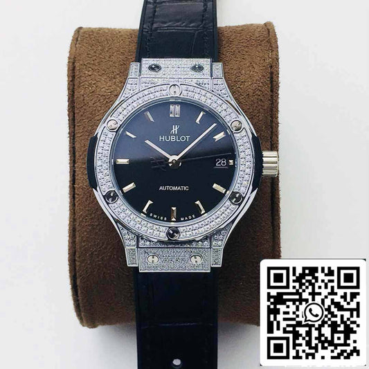 Hublot Classic Fusion 38MM 1:1 Best 에디션 HB 팩토리 블랙 다이얼
