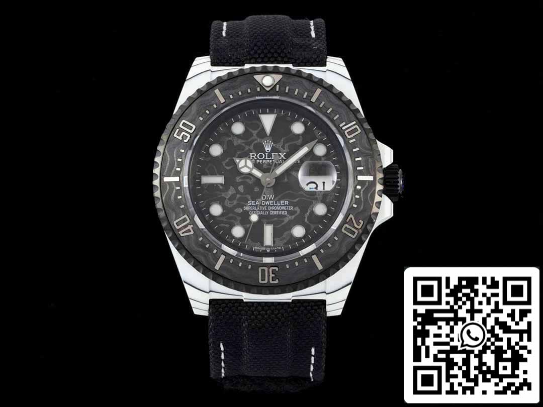 롤렉스 Sea-Dweller 1:1 Best 에디션 Diw 팩토리 Carbon Fiber 블랙 Strap
