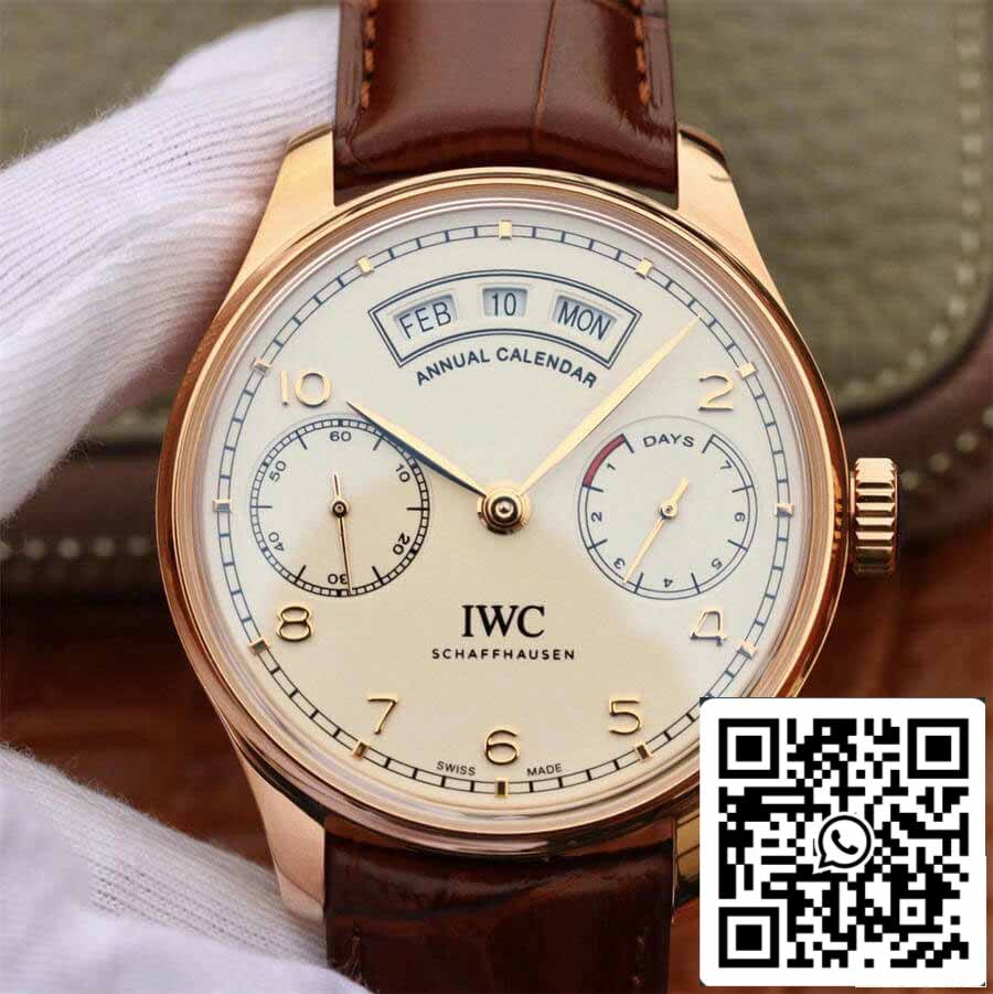 IWC Portugieser IW503504 1:1 Best 에디션 ZF 팩토리 화이트 다이얼