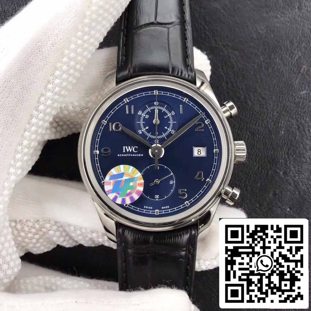 IWC Portugieser IW390303 1:1 Best 에디션 ZF 팩토리 블루 다이얼