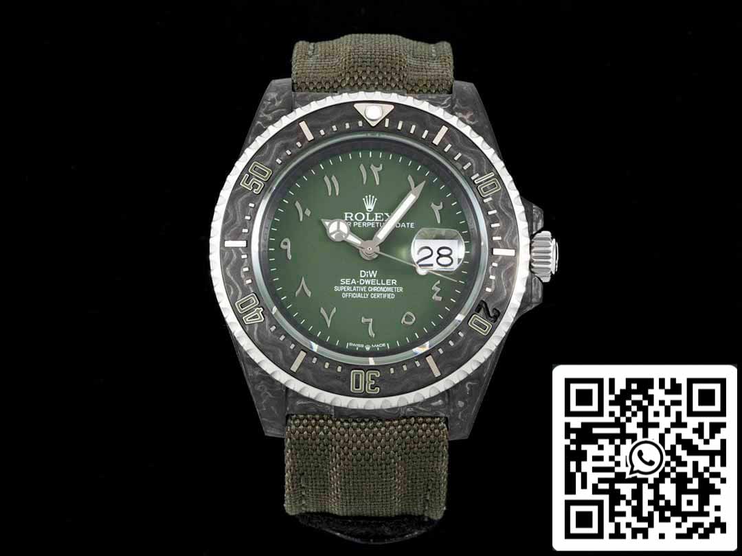 롤렉스 Sea-Dweller 1:1 Best 에디션 Diw 팩토리 Carbon Fiber 그린 다이얼
