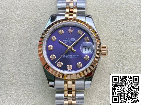 Rolex Datejust M279171-0015 28MM 1:1 Best 에디션 BP 팩토리 Purple Dial