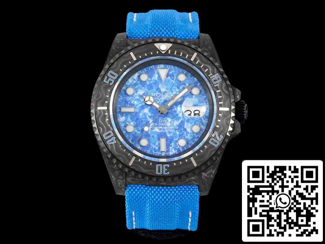 롤렉스 Sea-Dweller 1:1 Best 에디션 Diw 팩토리 Carbon Fiber 블루 다이얼
