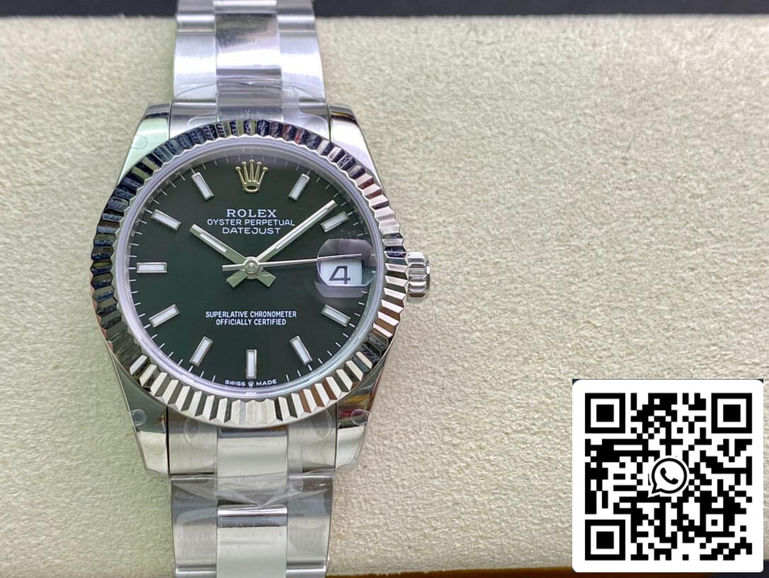 롤렉스 데이트저스트 M178274-0034 31MM 1:1 Best 에디션 EW 팩토리 블랙 다이얼