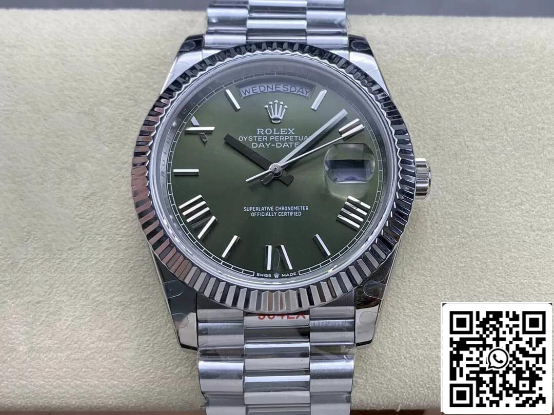롤렉스 Day Date M228236-0008 1:1 Best 에디션 GM 팩토리 V2 그린 다이얼