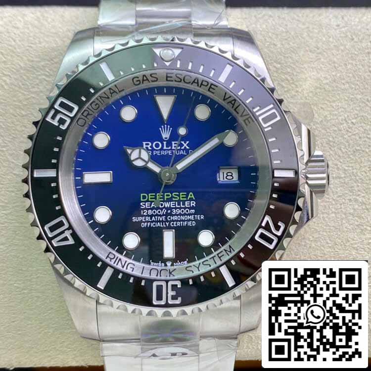 Rolex Deepsea Sea-Dweller 116660 “D-블루” AR 팩토리 1:1 Best 에디션 Swiss ETA3135 블루/블랙 다이얼