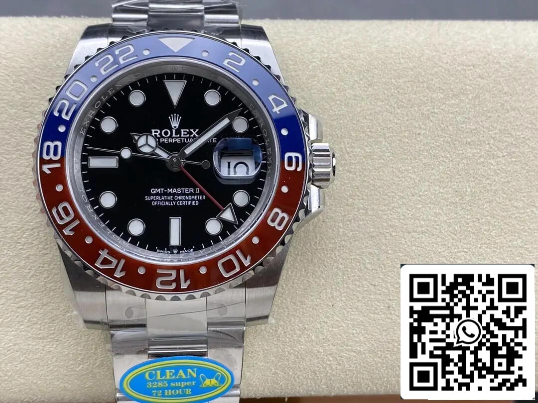 롤렉스 GMT Master II M126710BLRO-0002 1:1 Best 에디션 Clean 팩토리 V3 블랙 다이얼