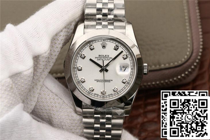 롤렉스 데이트저스트 M126300 1:1 Best 에디션 EW 팩토리 Diamond-set Dial