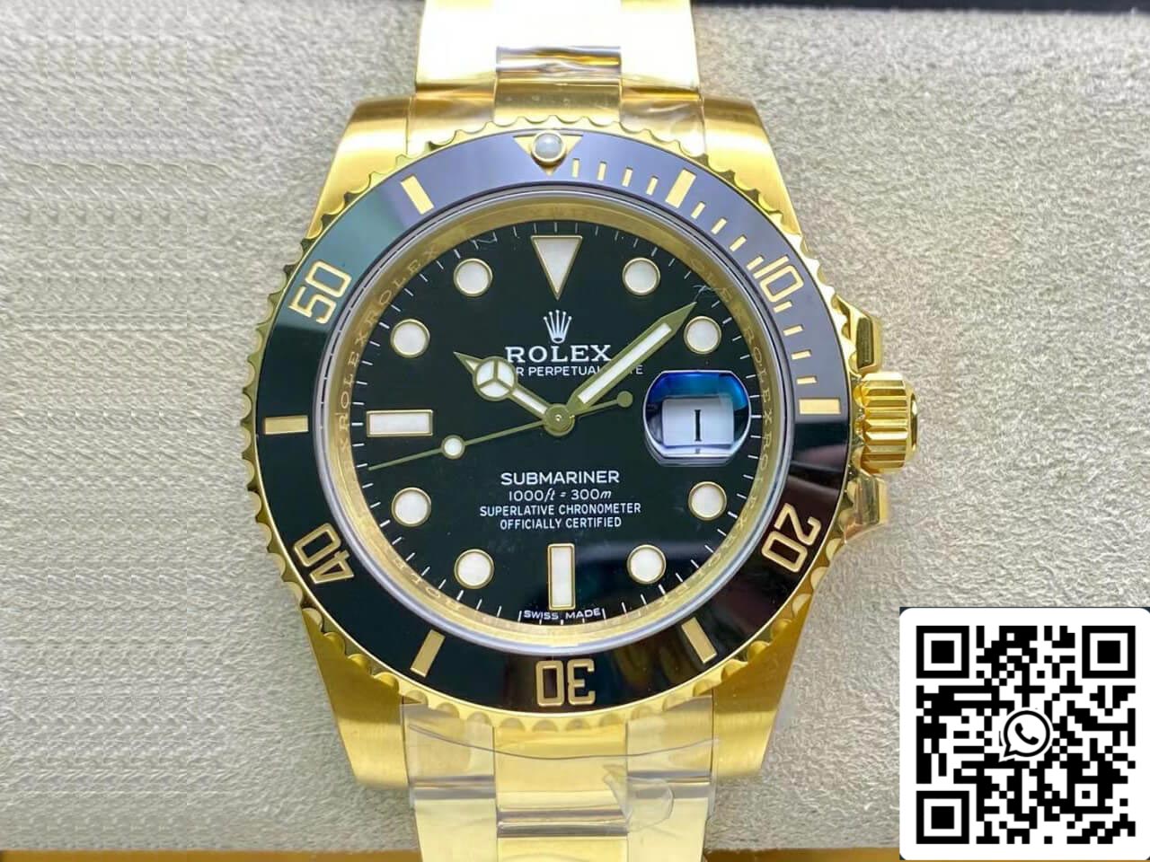 롤렉스 서브마리너 116618LN-97208 40mm 3135 movement VS 팩토리 블랙 다이얼