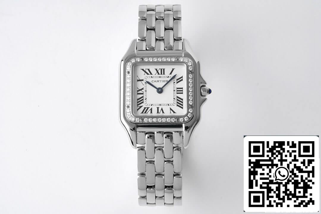 Panthere De Cartier W4PN0008 27MM 1:1 Best 에디션 BV 팩토리 화이트 다이얼