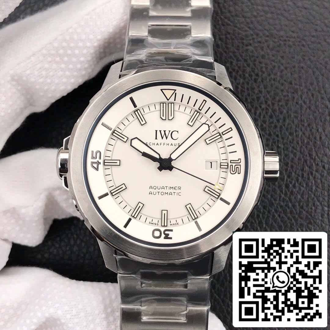 IWC Aquatimer IW329004 1:1 Best 에디션 V6 팩토리 Silver 화이트 다이얼