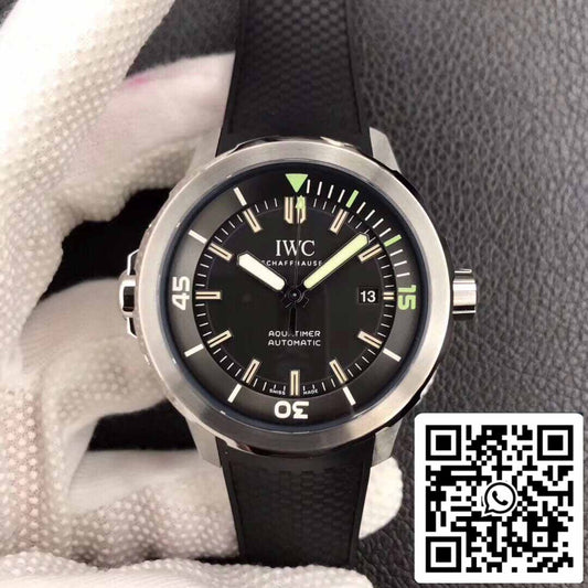 IWC Aquatimer IW329001 1:1 Best 에디션 V6 팩토리 블랙 다이얼