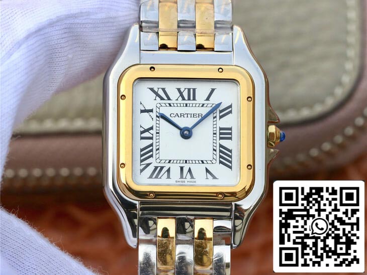 Panthere De Cartier W2PN0007 27MM 1:1 Best 에디션 8848 팩토리 화이트 다이얼