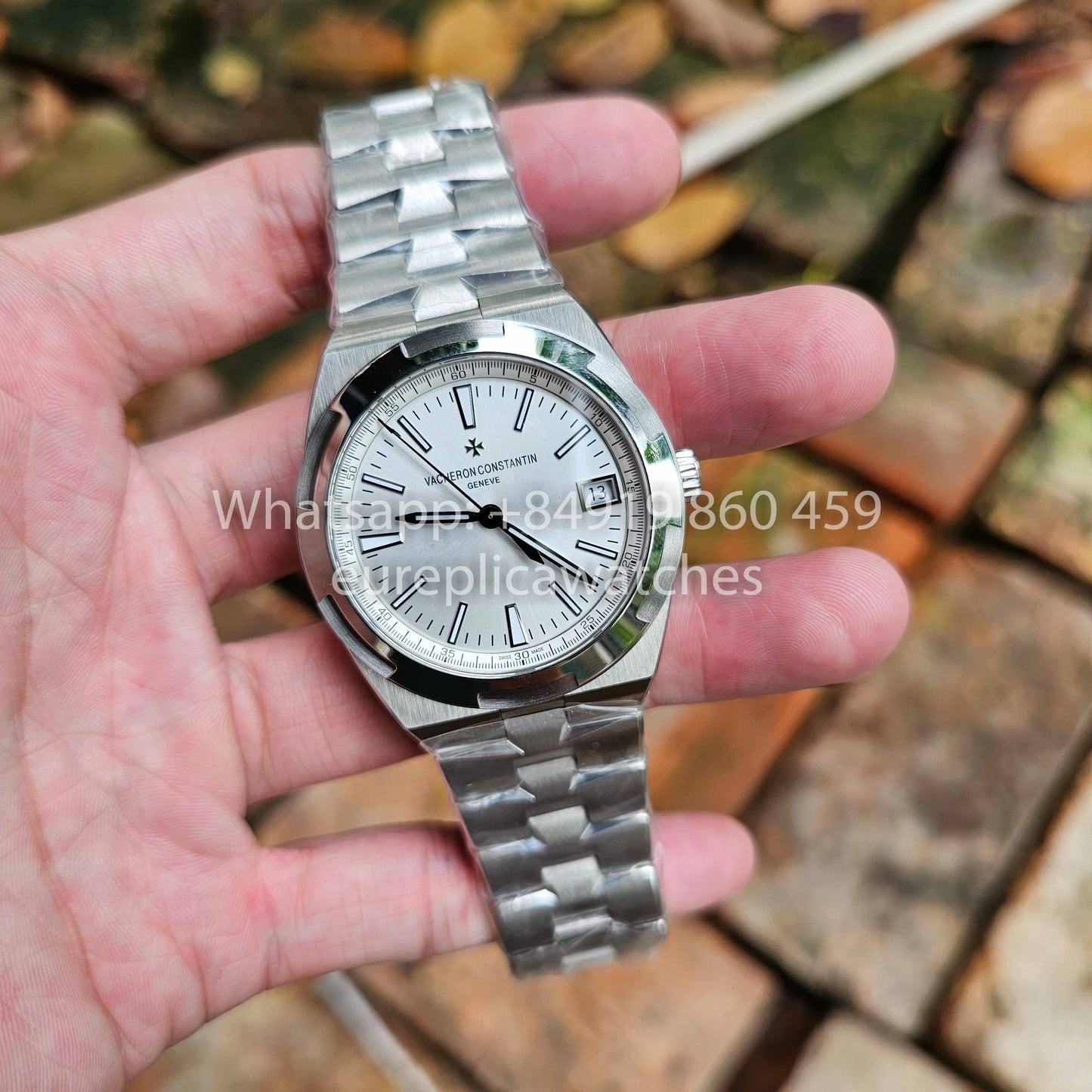 Vacheron Constantin Overseas 4500V/110A-B126 1:1 Best Clone PPF 팩토리 Silvery 화이트 다이얼