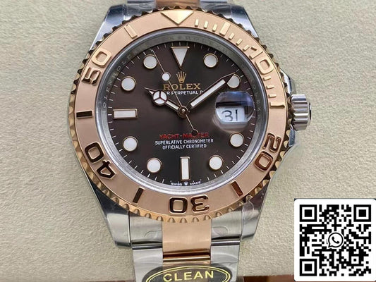 Yacht Master M126621-0001 1:1 Best 에디션 Clean 팩토리 Шоколадный циферблат