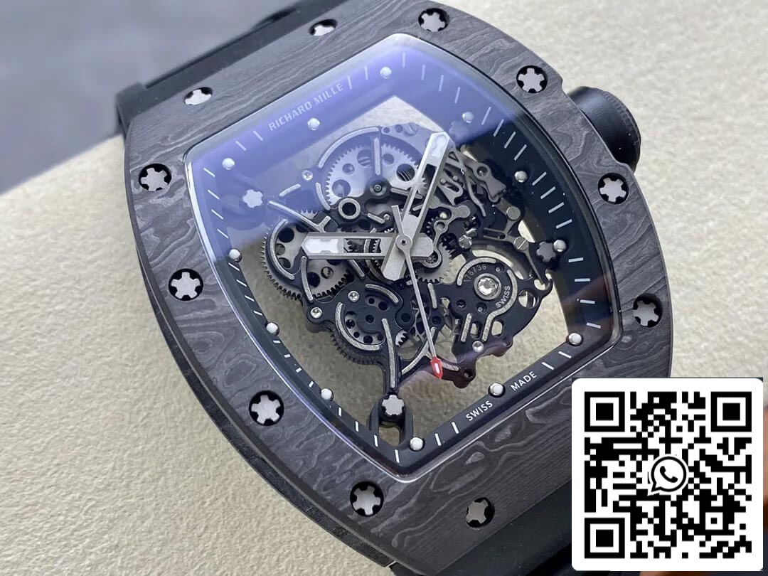 Richard Mille RM-055 1:1 Best 에디션 BBR 팩토리 Carbon Fiber