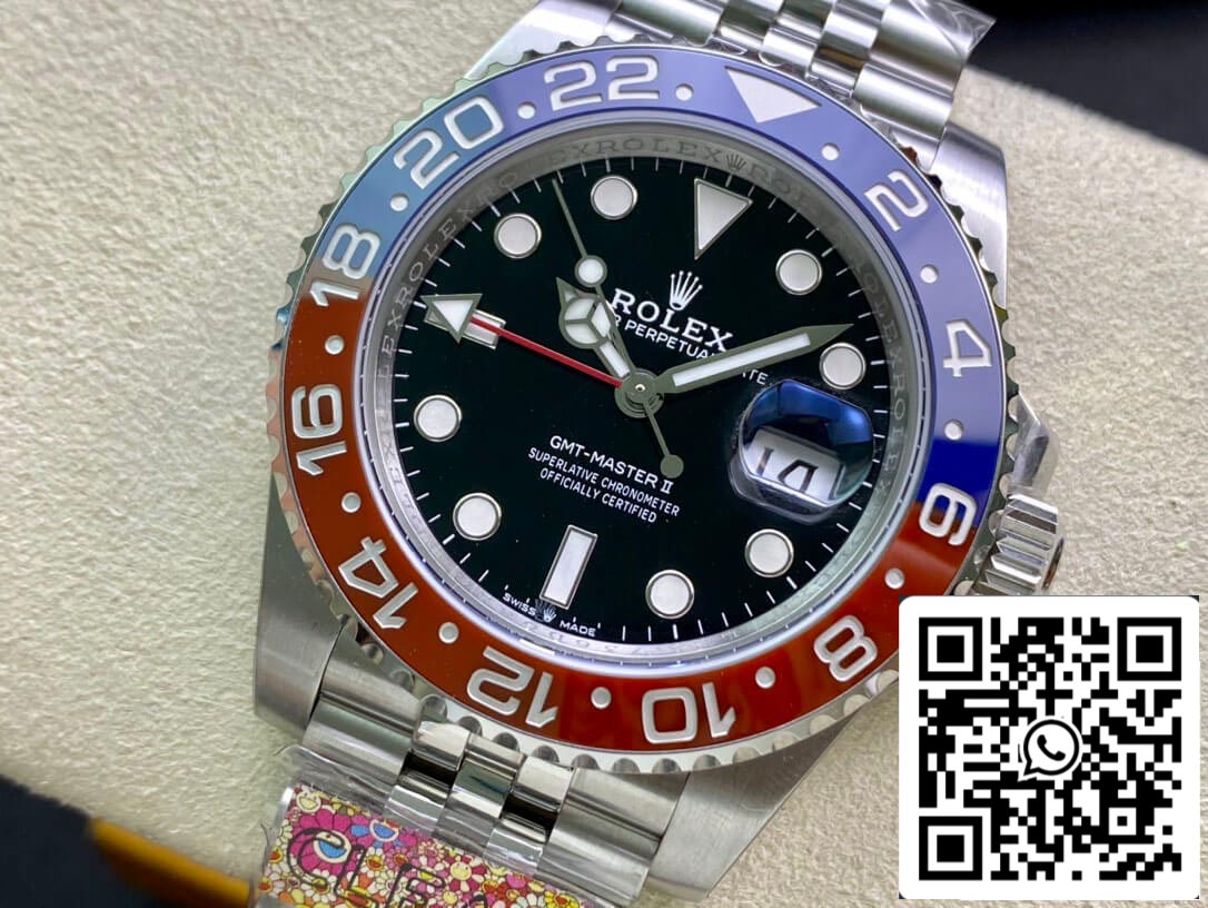 롤렉스 GMT Master II M126710BLRO-0001 1:1 Best 에디션 Clean 팩토리 블랙 다이얼