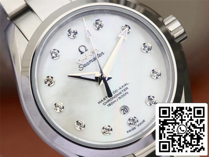 Omega Seamaster 231.10.34.20.55.002 Aqua Terra 150M 1:1 Best 에디션 3S 팩토리 화이트 다이얼